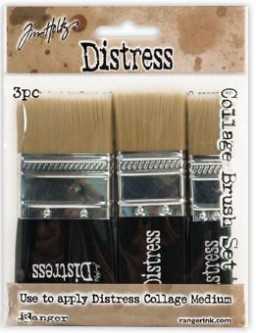 Tim Holtz Distress® Collage Brush 3pk