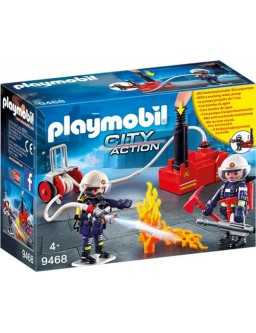 Playmobil City Action slökkviliðsmenn með dælu 9468