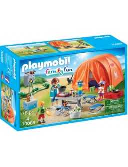 Playmobil Family Fun fjölskyldu tjaldferð