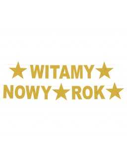 Girlanda Witamy Nowy Rok, rozm. 22 x 390 cm á pólsku