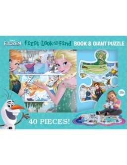 Frozen First Look - book and giant puzzle
