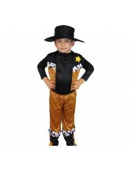 "Cowboy" costume (hat, vest, pants)