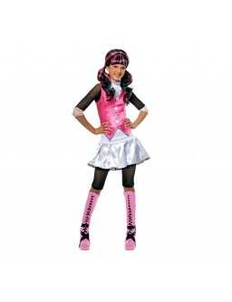 Draculaura costume (T-shirt with vest, skirt with leggings)