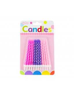 Candles "Peas", for girls, 24/24