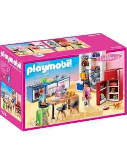 Playmobil Dollhouse: Fjölskyldu eldhús 70206