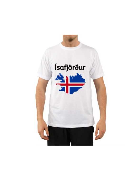 Men's T-shirt - Ísafjörður