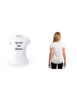 Women's T-shirt - Ég tala ekki íslensku