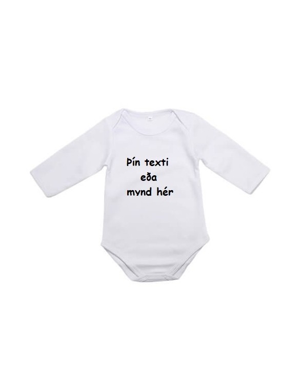 Baby bodysuit with your text / photo