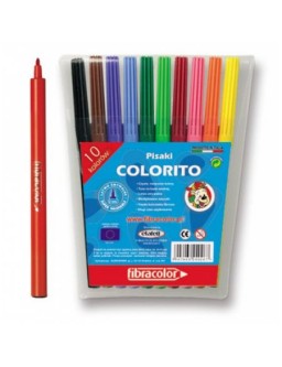 Easily washable markers 10 colors
