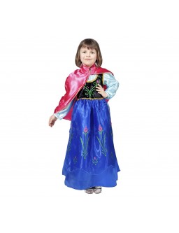 Strój dla dzieci "Królewna Kwiatów" (sukienka i peleryna)