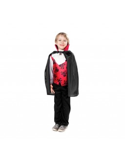 Costume for children "Sweet Wampire" (shirt with vest, cape, jabot)