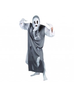 Adult costume Ghost (hood, robe) - one size