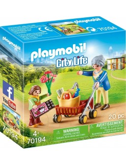 Playmobil amma m/barn 70194