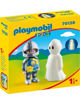Playmobil 1.2.3. Riddari með draug 70128