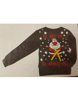 Sweter świąteczny - TO SKI OR