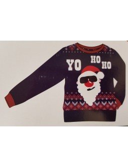 Sweter świąteczny - YO HO HO