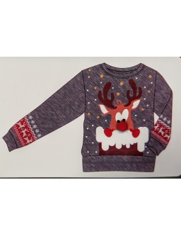 Sweter świąteczny - renifer 2