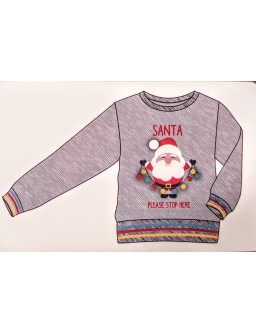 Sweter świąteczny - SANTA
