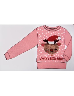 Sweter świąteczny - Santa's little helper