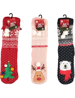Thick Christmas socks 3D
