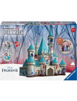 Puzzle, 216 elementów, zamek 3D Frozen 2