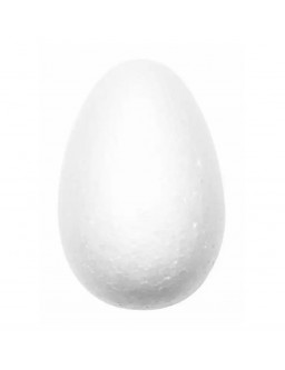 Styrofoam egg 9 x 12 cm