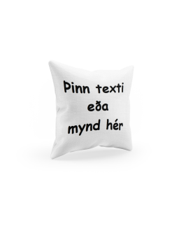 Pillowcase with a picture/text