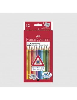 Water-soluble Colour Pencils - Jumbo Grip 12pcs