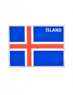 Sticker, flag (Iceland)