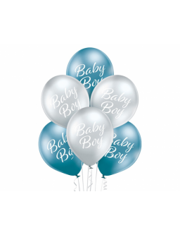 Balony - Baby Girl i Baby Boy 6szt.