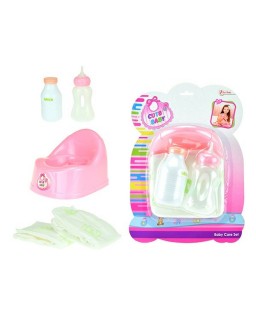 CUTE BABY-bottles, potty and diapers