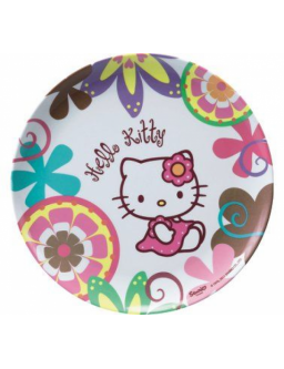 Talerzyk z melaminy "Hello Kitty Bamboo" 24 cm