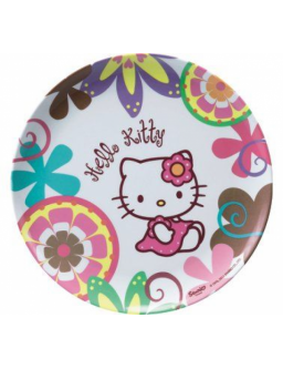 Melamine plate "Hello Kitty Bamboo" 24 cm