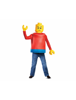 Strój Lego Guy Classic - Lego Iconic (licencja), rozm. M (7-8 lat)
