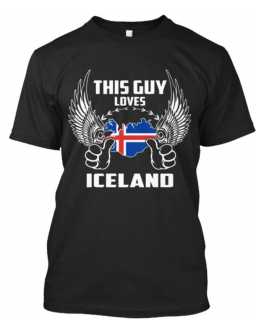 Koszulka This Guy Loves Iceland