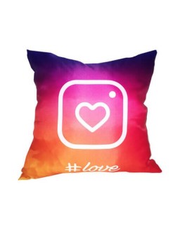 Pillowcase with a picture/text - instagram