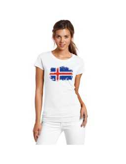 T-shirt flag Iceland