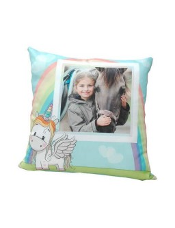 Pillowcase with a picture/text - unicorn