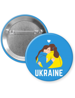 Button with a needle - Ukraine