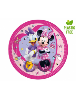Paper plates Minnie Junior, next generation, 23cm, 8 pcs. (plastic-free)