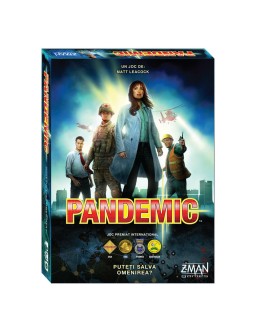 Pandemic board game (in icelandic)