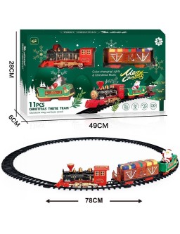 Christmas train with lights and sounds