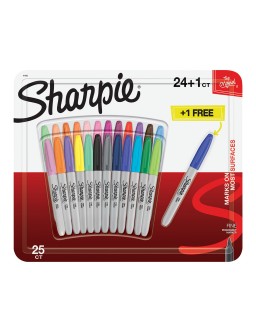 Sharpie Permanent Markers 25 colours