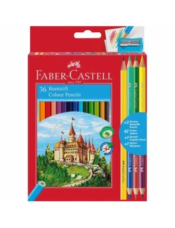 Kredki Faber-Castell 36 kolorów + 3 dwukolorowe
