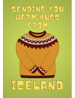 Postcard "Sending you warm hugs..."