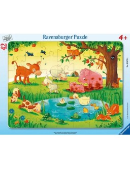 Puzzles, large board, 42 bits - Little animals