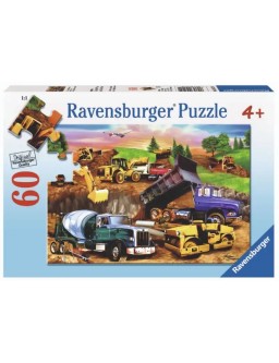 Puzzle 60 pieces - Working machines at full capacity