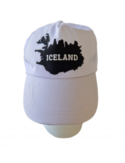 Czapka z daszkiem - mapa Islandii