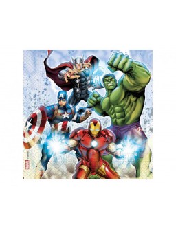 Paper napkins Avengers Infinity Stones, 33x33 cm, 20 pcs.