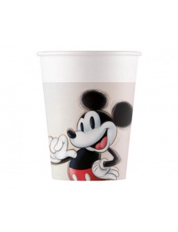 Kubeczki papierowe - Mickey & Minnie, 200ml, 8 szt.